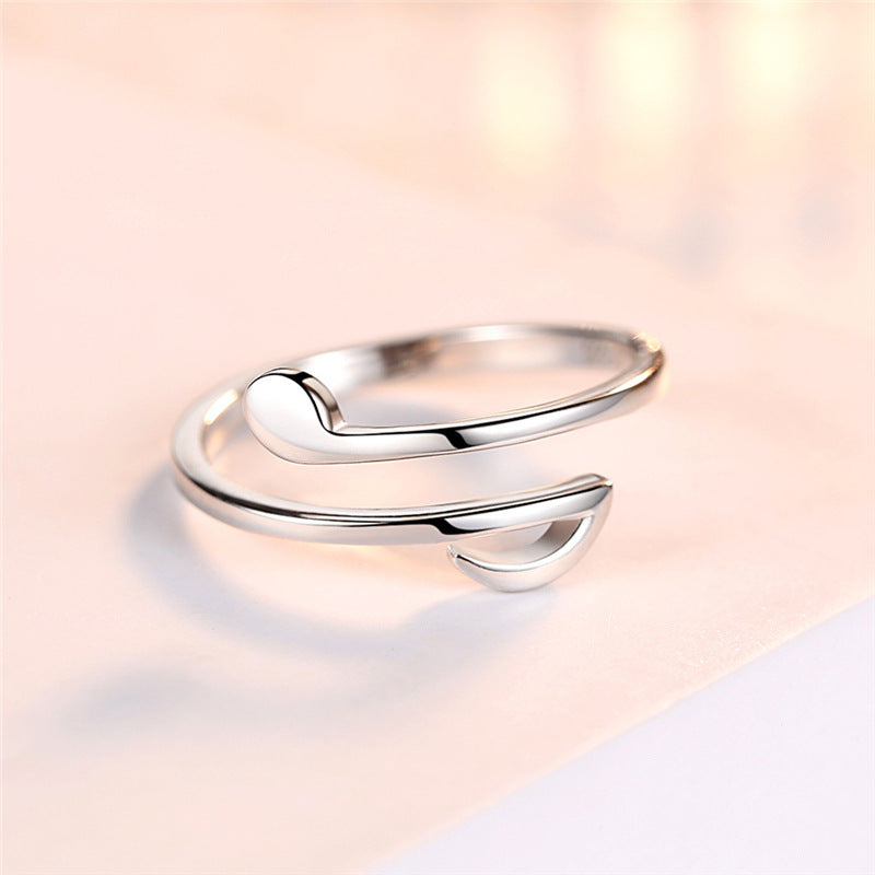 Elegant Adjustable Soundwave Rings