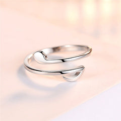 Elegant Adjustable Soundwave Rings