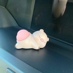 Bouncy Butt Car Ornament – Cute Animal Dashboard Silicone Decor