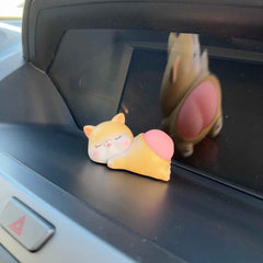 Bouncy Butt Car Ornament – Cute Animal Dashboard Silicone Decor