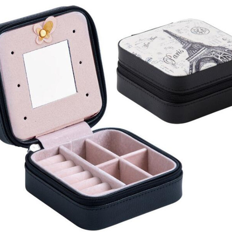 Paris Chic Travel Jewelry Organizer
