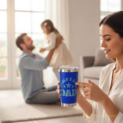 Best Dad Ever Tumbler 20oz Stainless Steel Father's Day Gift