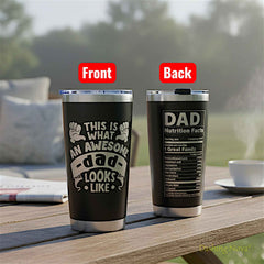 Best Dad Ever Tumbler 20oz Stainless Steel Father's Day Gift