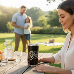 Best Dad Ever Tumbler 20oz Stainless Steel Father's Day Gift
