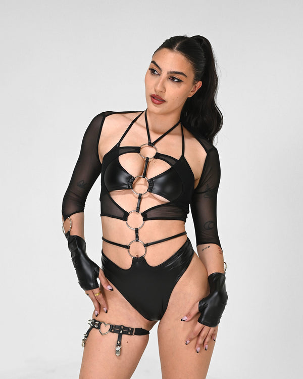 Black Mesh O-Ring Sleeves