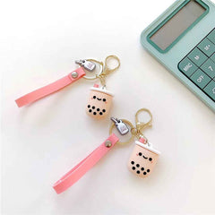 Charming Bubble Tea Keychain – Perfect for Boba Tea Enthusiasts