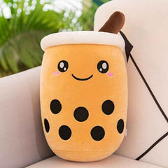 Boba Stuffed Animal, Bubble Tea Toy, Kawaii Novelty Figure, Cute Room Decor Desk Accessory For Kids