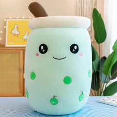 Boba Stuffed Animal, Bubble Tea Toy, Kawaii Novelty Figure, Cute Room Decor Desk Accessory For Kids