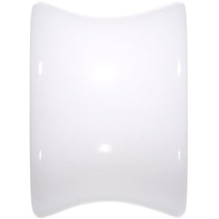 1/2 White Acrylic Saddle Plug Set