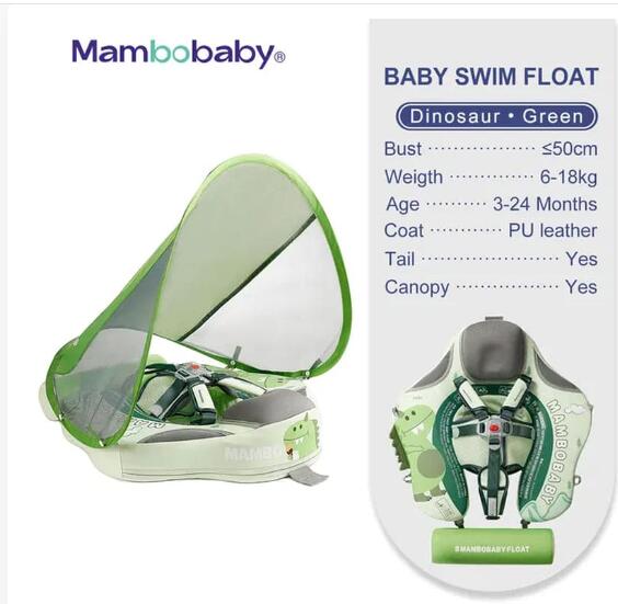 Smart Swim Trainer with Sunshade Canopy (Single)