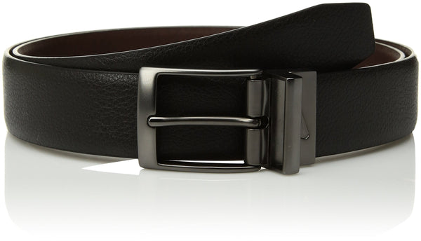 Nike Mens Pebble Feather Edge Reversible Belt Black/Brown 34
