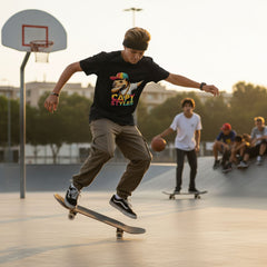 Capybara Graphic T Shirt Capy Styles Streetwear Skating Casual Tee