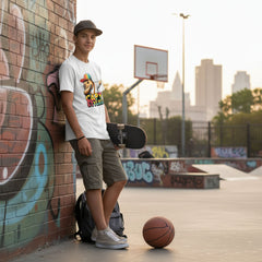 Capybara Graphic T Shirt Capy Styles Streetwear Skating Casual Tee