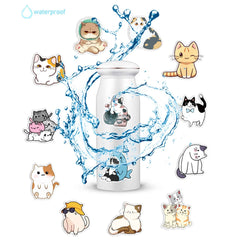 Cat Stickers – 50 Waterproof Vinyl Decals for All Surfaces
