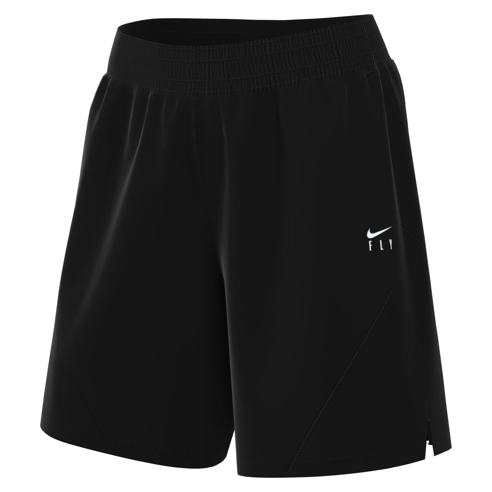 Nike Womens Loose Fit Basketball Shorts Black/White Small