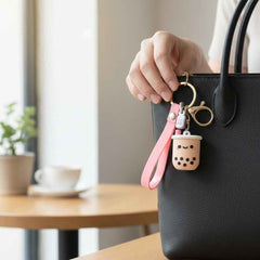 Charming Bubble Tea Keychain – Perfect for Boba Tea Enthusiasts