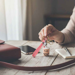 Charming Bubble Tea Keychain – Perfect for Boba Tea Enthusiasts