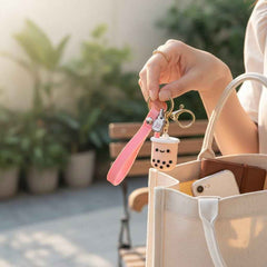 Charming Bubble Tea Keychain – Perfect for Boba Tea Enthusiasts