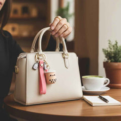 Charming Bubble Tea Keychain – Perfect for Boba Tea Enthusiasts