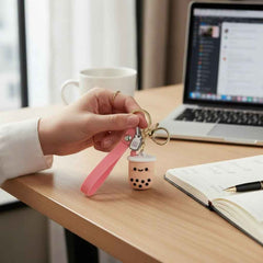 Charming Bubble Tea Keychain – Perfect for Boba Tea Enthusiasts