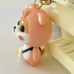 Shiba Inu Pig Key Ring for Dog Lovers and Cute Gift Ideas