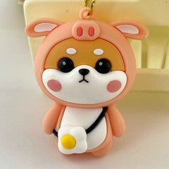Shiba Inu Pig Key Ring for Dog Lovers and Cute Gift Ideas
