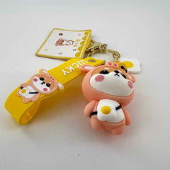 Shiba Inu Pig Key Ring for Dog Lovers and Cute Gift Ideas