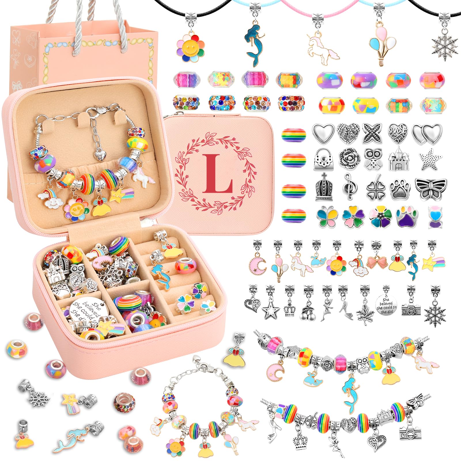 Girl's Charm Jewelry Crafting Set