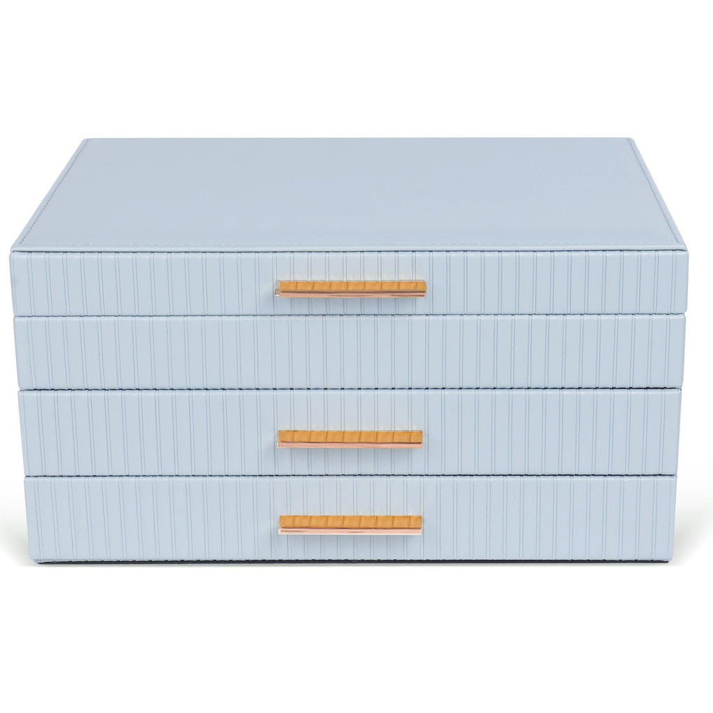 Elegant Smoky Blue Jewelry Organizer