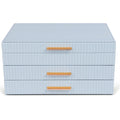 Elegant Smoky Blue Jewelry Organizer