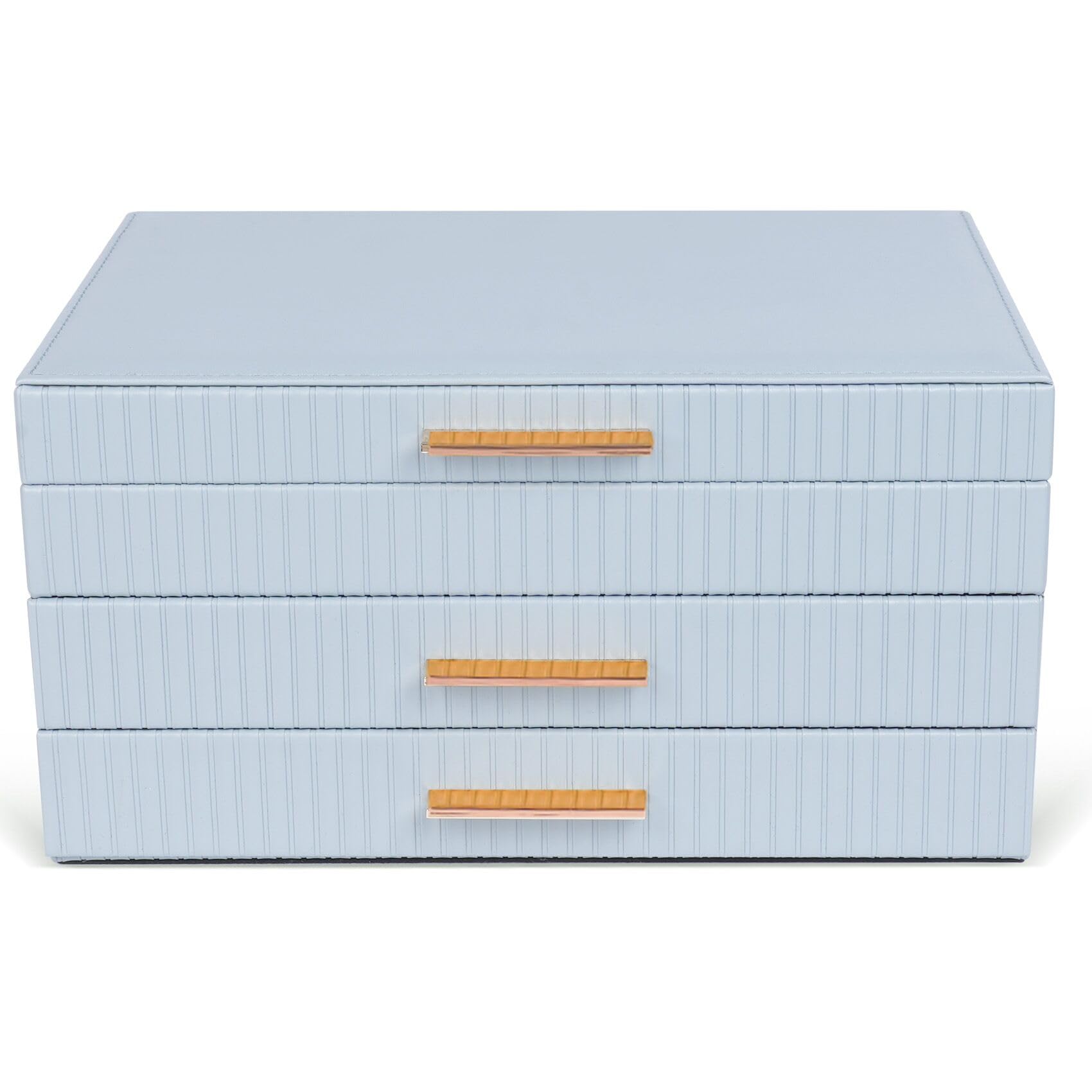 Elegant Smoky Blue Jewelry Organizer
