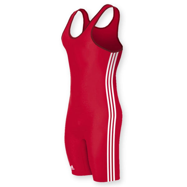 adidas Wrestling 3 Stripes Singlet - Youth Large