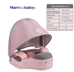 Smart Swim Trainer with Sunshade Canopy (Single)