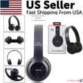 Wireless Bluetooth 5.0 Headphones Headset Over-Ear FM Radio MIC Foldable TF Card