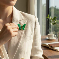 Fashion Butterfly Brooch Set – 3-Piece Elegant Pin Accessories