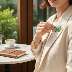 Fashion Butterfly Brooch Set – 3-Piece Elegant Pin Accessories