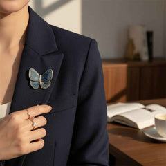 Fashion Butterfly Brooch Set – 3-Piece Elegant Pin Accessories