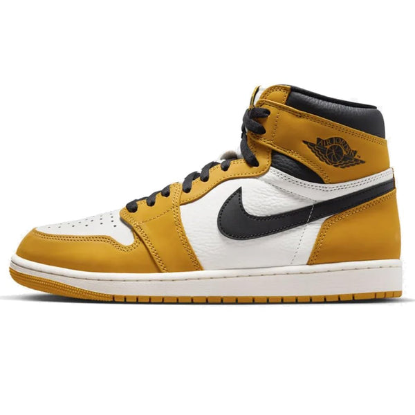 NIKE Mens Jordan 1 High OG “Yellow Ochre” Size 13 Yellow Ochre/Black-Sail