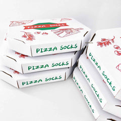 Pizza Socks Gift Box – 4 Pairs of Funny Food-Themed Socks