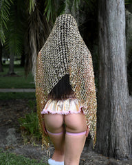 Gold Sequin Scarf