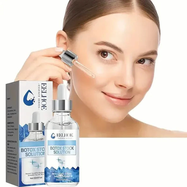 Intensive Anti Aging Botox Facial Serum - Collagen Serum For Skin With Vitamin C, Hyaluronic Acid and Niacinamide