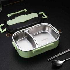 Bento Lunch Box – Includes Thermos Bag, Spoon & Chopsticks