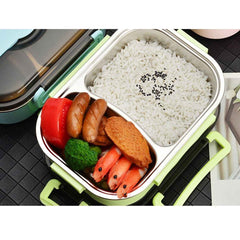 Bento Lunch Box – Includes Thermos Bag, Spoon & Chopsticks