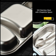 Bento Lunch Box – Includes Thermos Bag, Spoon & Chopsticks