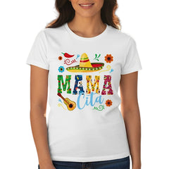 Mamacita T-Shirt 100% Cotton Mothers Day Gift Wife Fiesta Graphic Tee