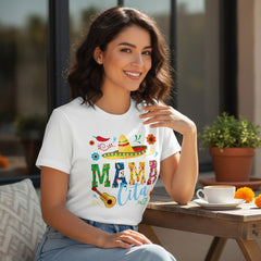 Mamacita T-Shirt 100% Cotton Mothers Day Gift Wife Fiesta Graphic Tee