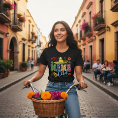 Mamacita T-Shirt 100% Cotton Mothers Day Gift Wife Fiesta Graphic Tee