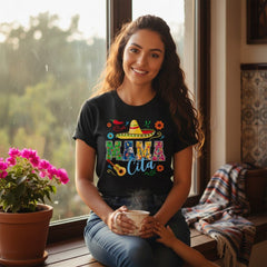 Mamacita T-Shirt 100% Cotton Mothers Day Gift Wife Fiesta Graphic Tee