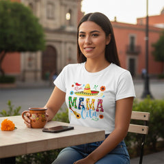 Mamacita T-Shirt 100% Cotton Mothers Day Gift Wife Fiesta Graphic Tee
