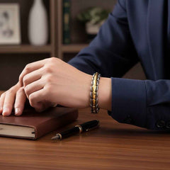 Mens Dragon Scale Bracelet Alloy Metal Symmetrical Wrist Bangle